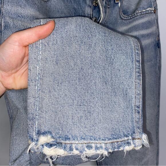 Agolde Riley Hi Rise Straight Crop Jeans - Picture 4 of 11